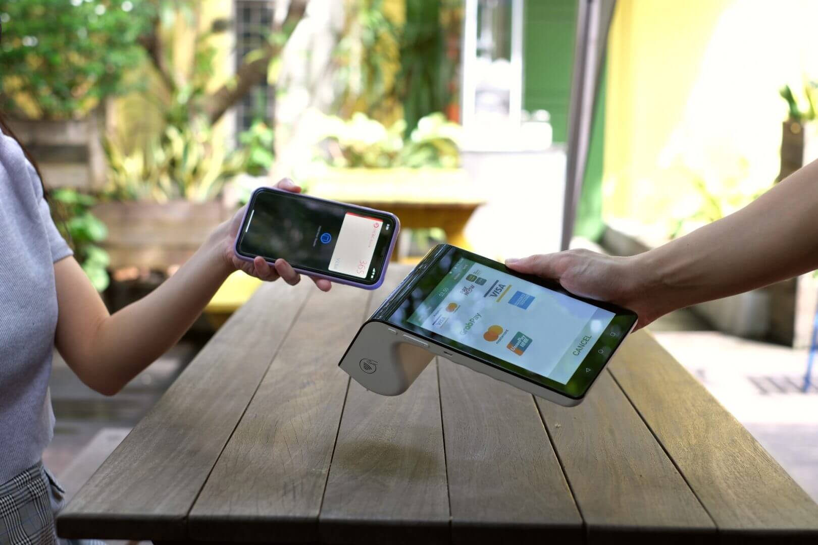 Qashier_Payment_Handheld_LR café POS system | Qashier