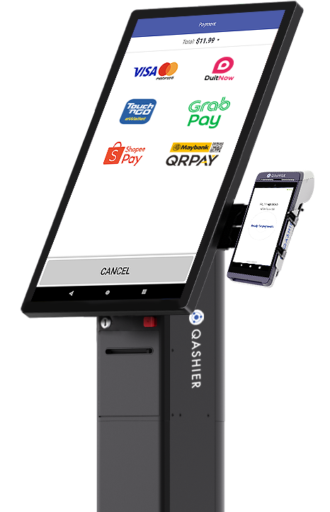 QashierKiosk with QashierXS payment terminal