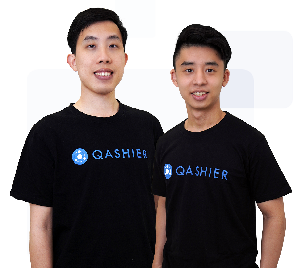 Qashier founders Christopher Choo and Franklin Zhao