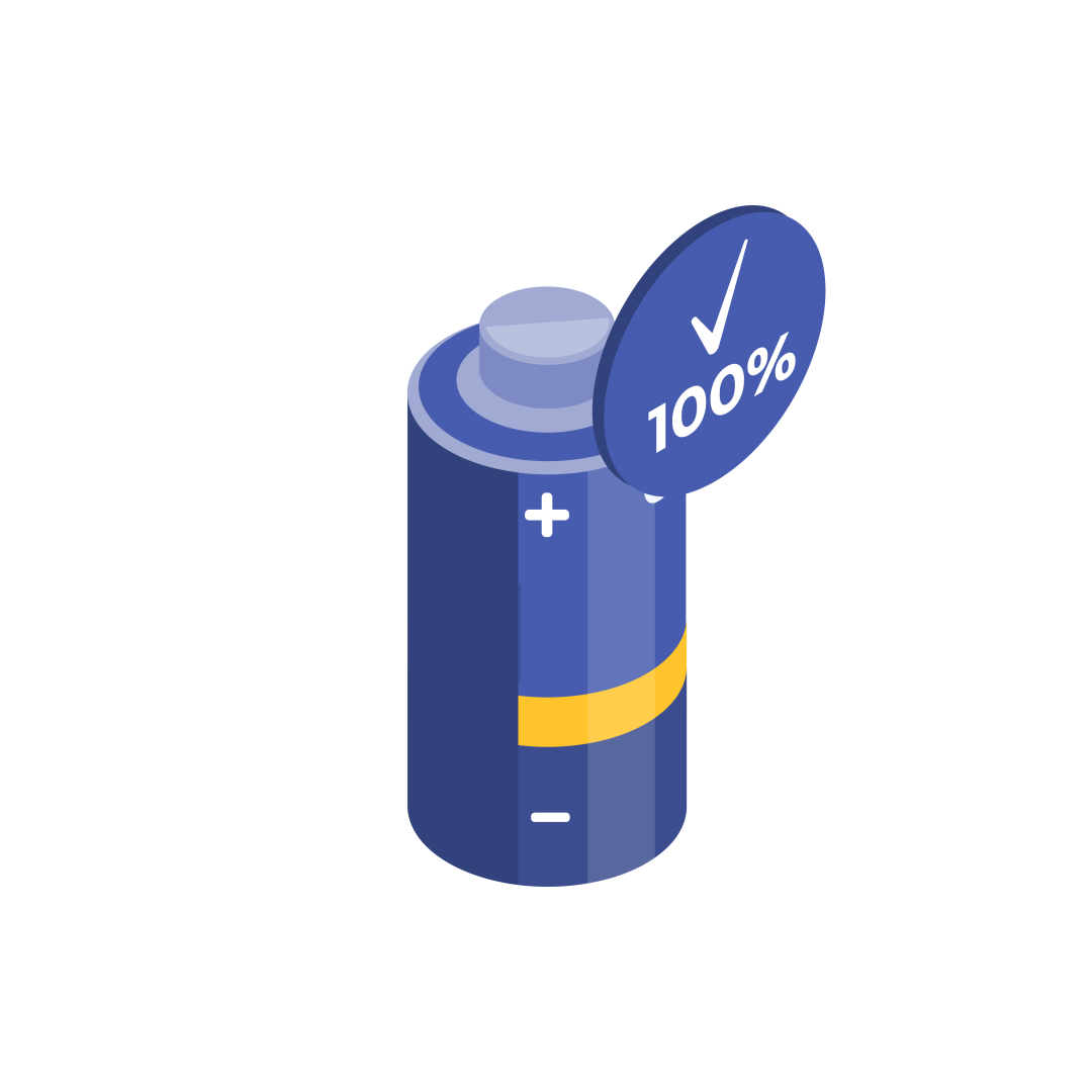 Whole-day battery