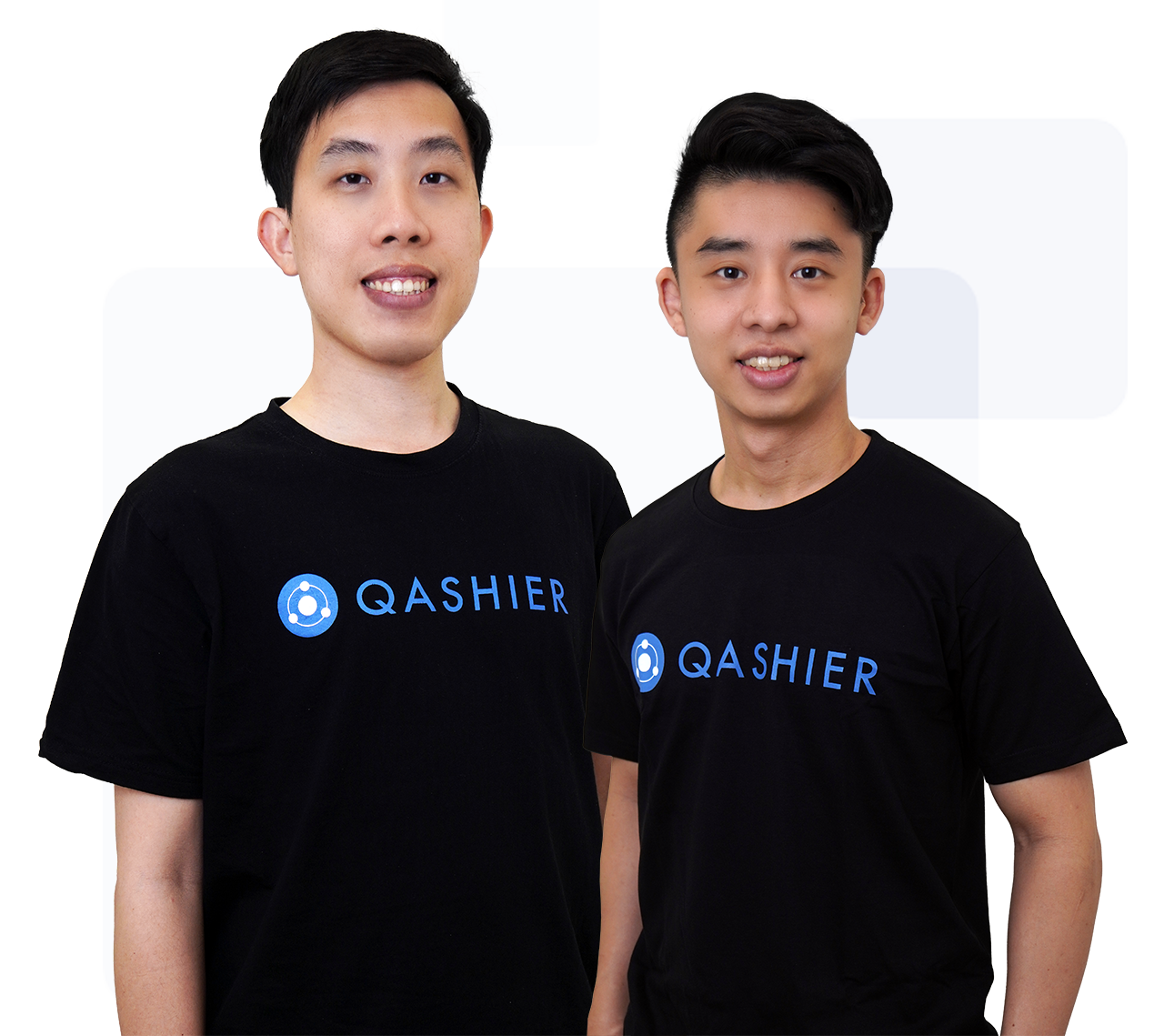 Qashier founders Christopher Choo and Franklin Zhao