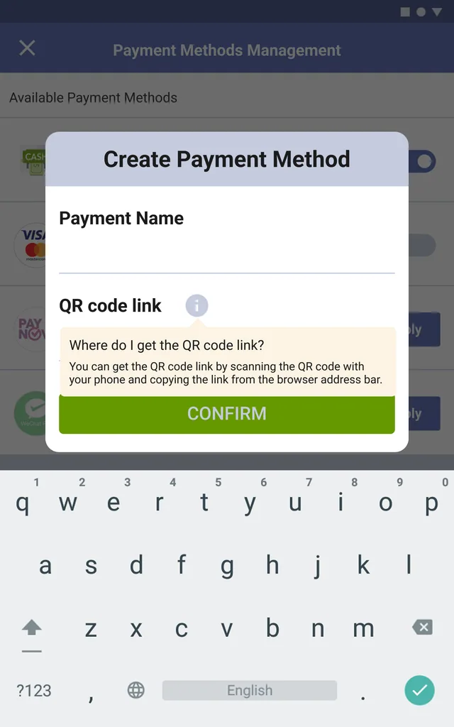 Create Payment Method
