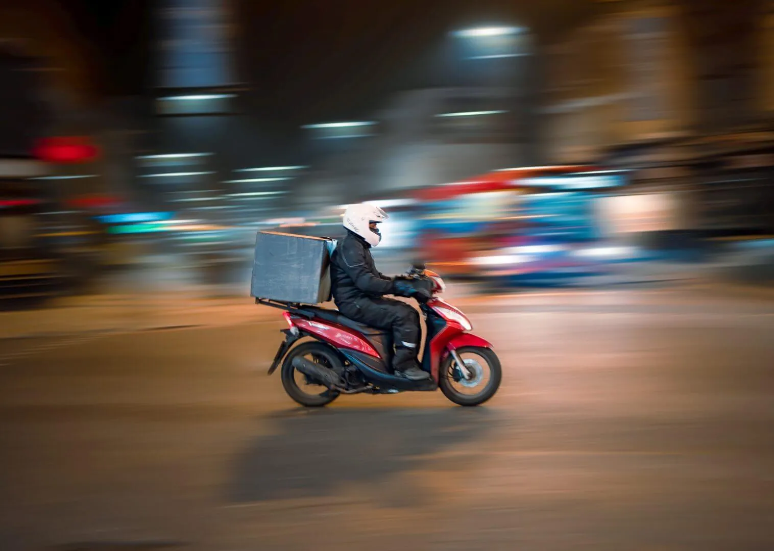 Food delivery rider