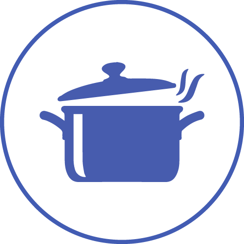 Let's cook and serve