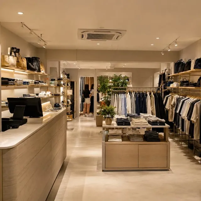 Retail store counter