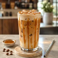 Iced Butterscotch Latte