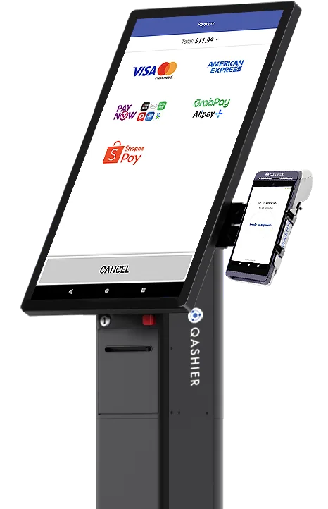 QashierKiosk with QashierXS payment terminal