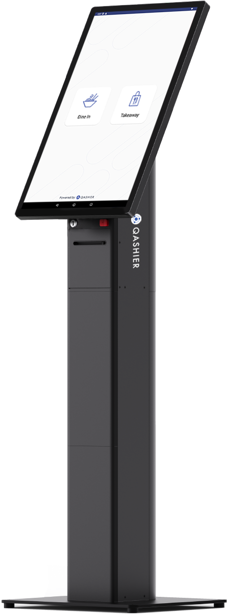 QashierKiosk self-ordering stand