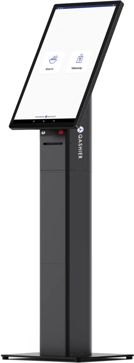 QashierKiosk self-ordering stand