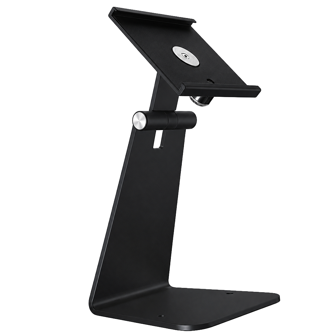 Tablet stand with lock