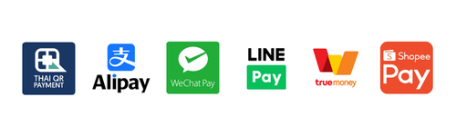 Thai QR Payment, Alipay, WeChat Pay, LINE Pay, TrueMoney และ ShopeePay