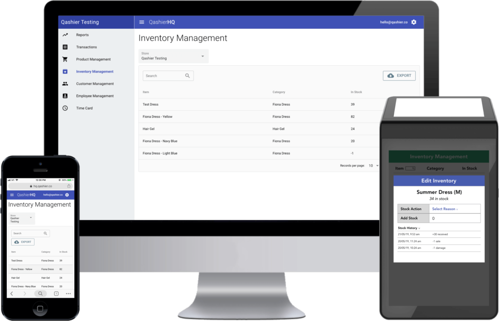 Inventory Management | Qashier