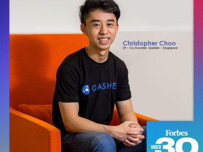 Qashier CEO, Christopher Choo - Forbes 30 Under 30 List Asia 2023