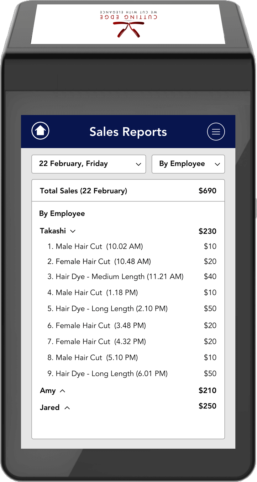 Sales Report | Qashier